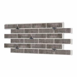 Термопанель ППС Beryoza Ceramica Brick Wall Серый 0,53 м²