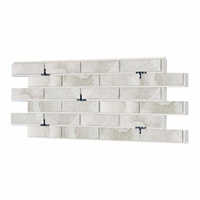 Термопанель ППС Керамин Колорадо 1 Светло-серый 0,464 м²