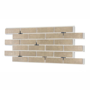 Термопанель ППС Керамин Теннесси 2 Светло-бежевый 0,464 м²