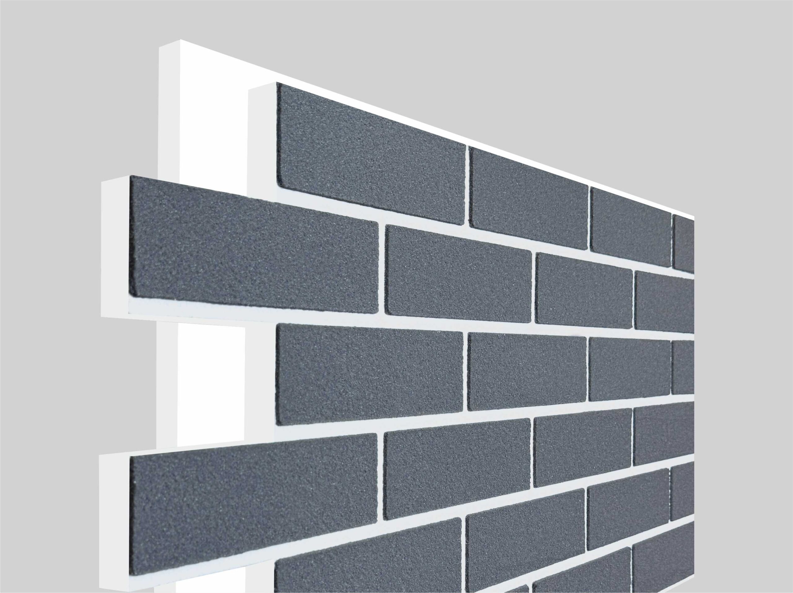 Термопанель с декоративным покрытием из мраморной крошки - Графит — изображение 4