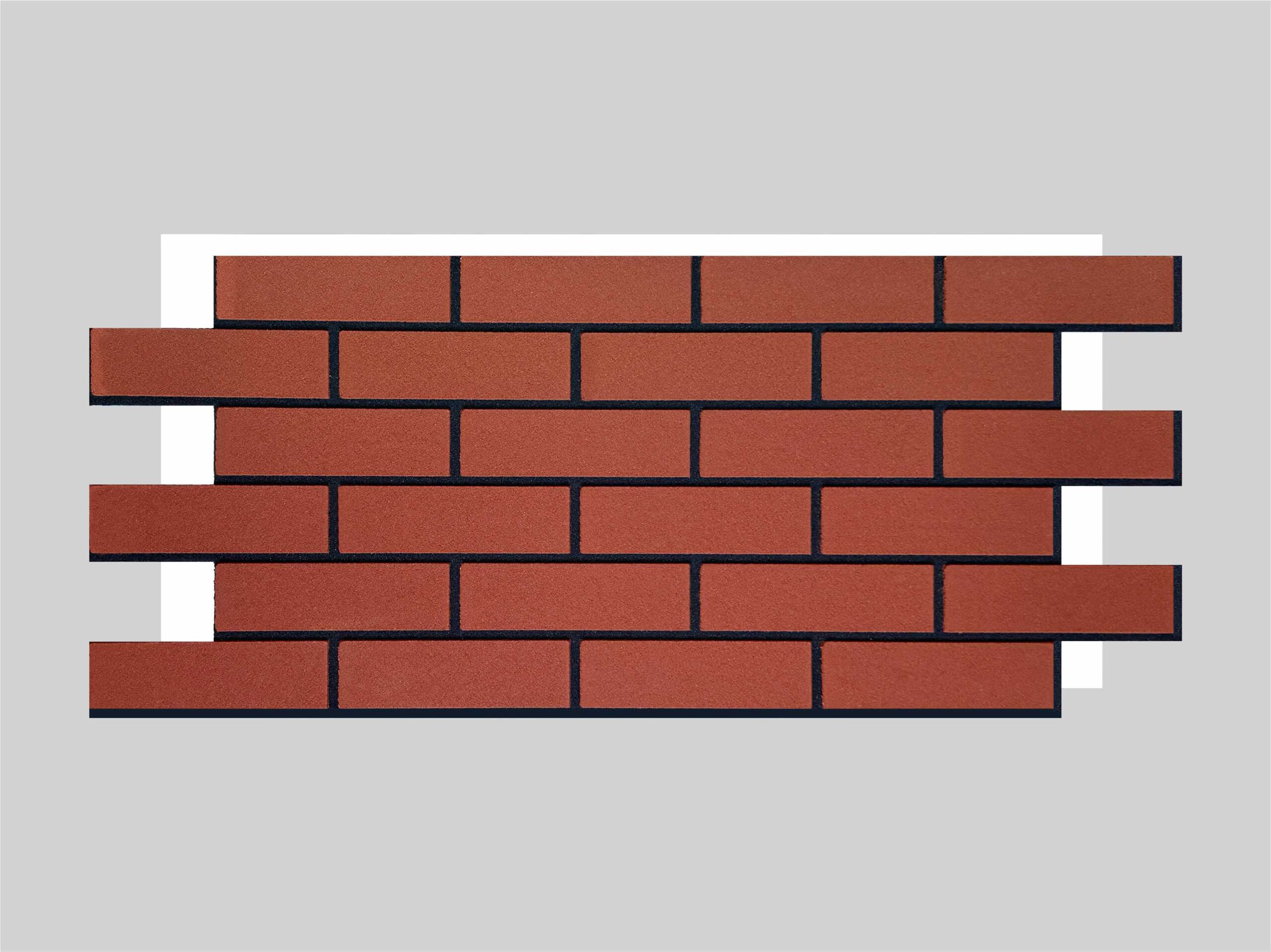 Термопанель с декоративным покрытием из мраморной крошки - Красный кирпич 2