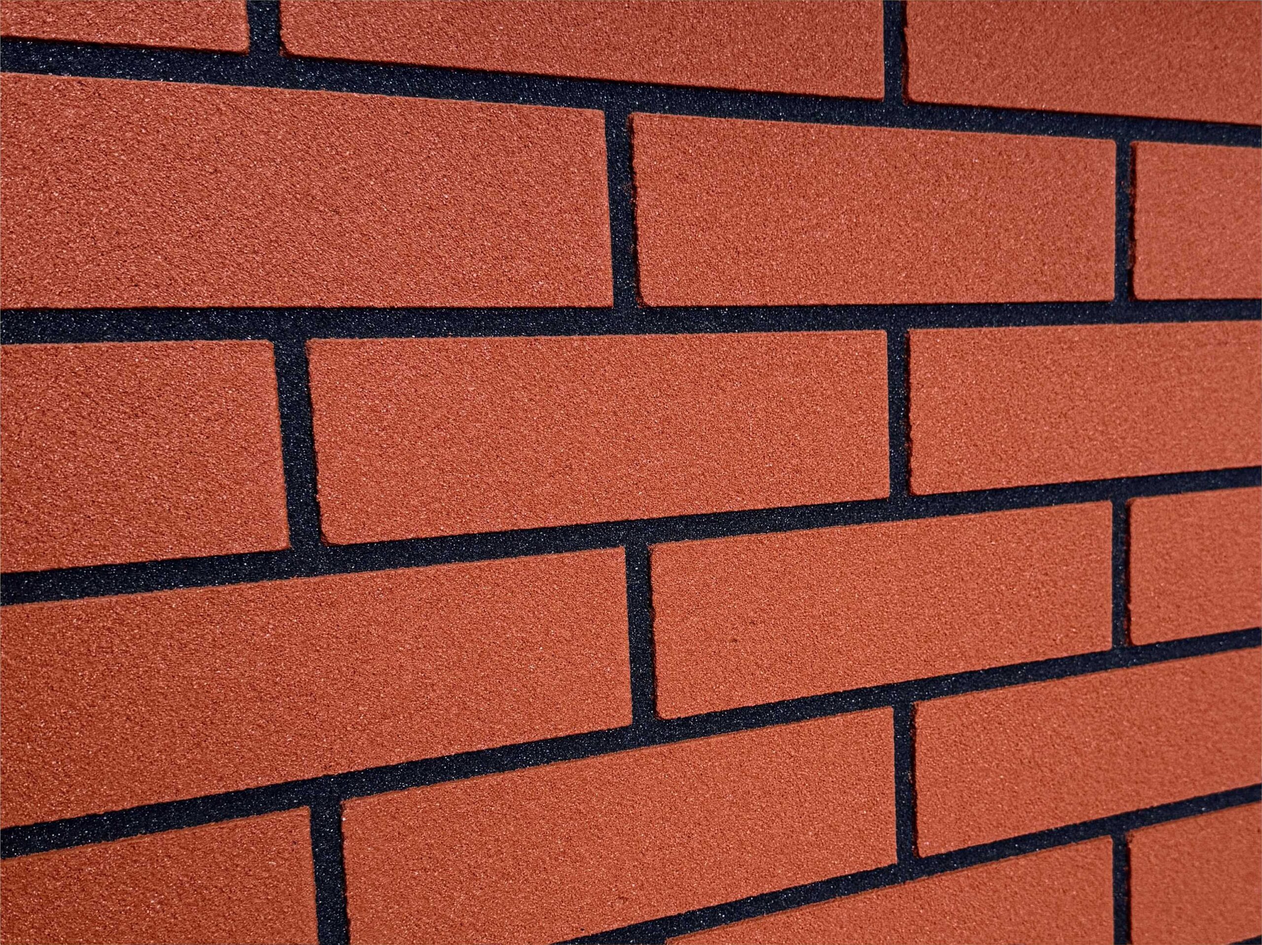 Термопанель с декоративным покрытием из мраморной крошки - Красный кирпич 2 — изображение 3