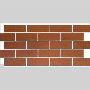 Термопанель с декоративным покрытием из мраморной крошки - Красный кирпич 1