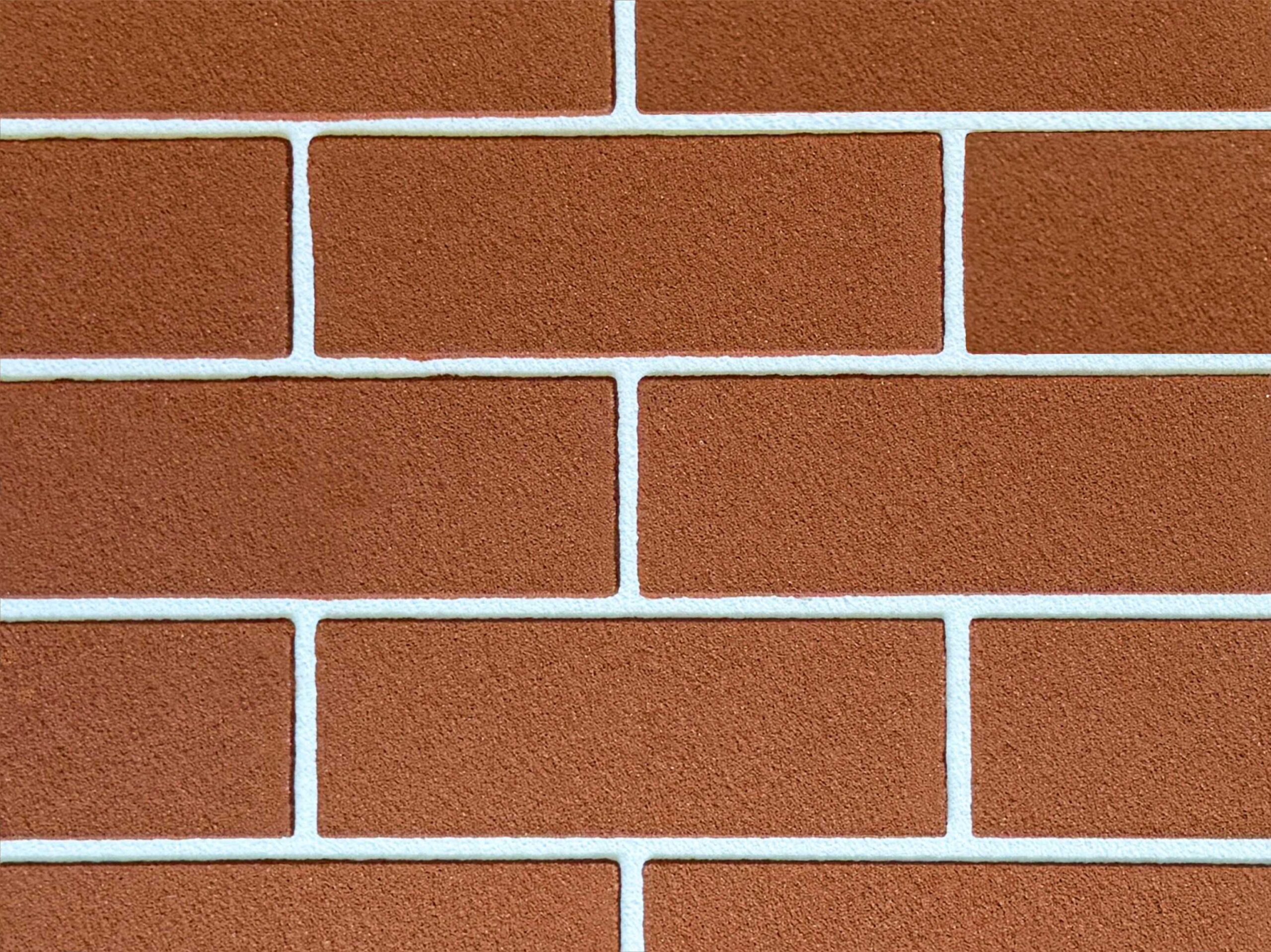 Термопанель с декоративным покрытием из мраморной крошки - Красный кирпич 1 — изображение 2