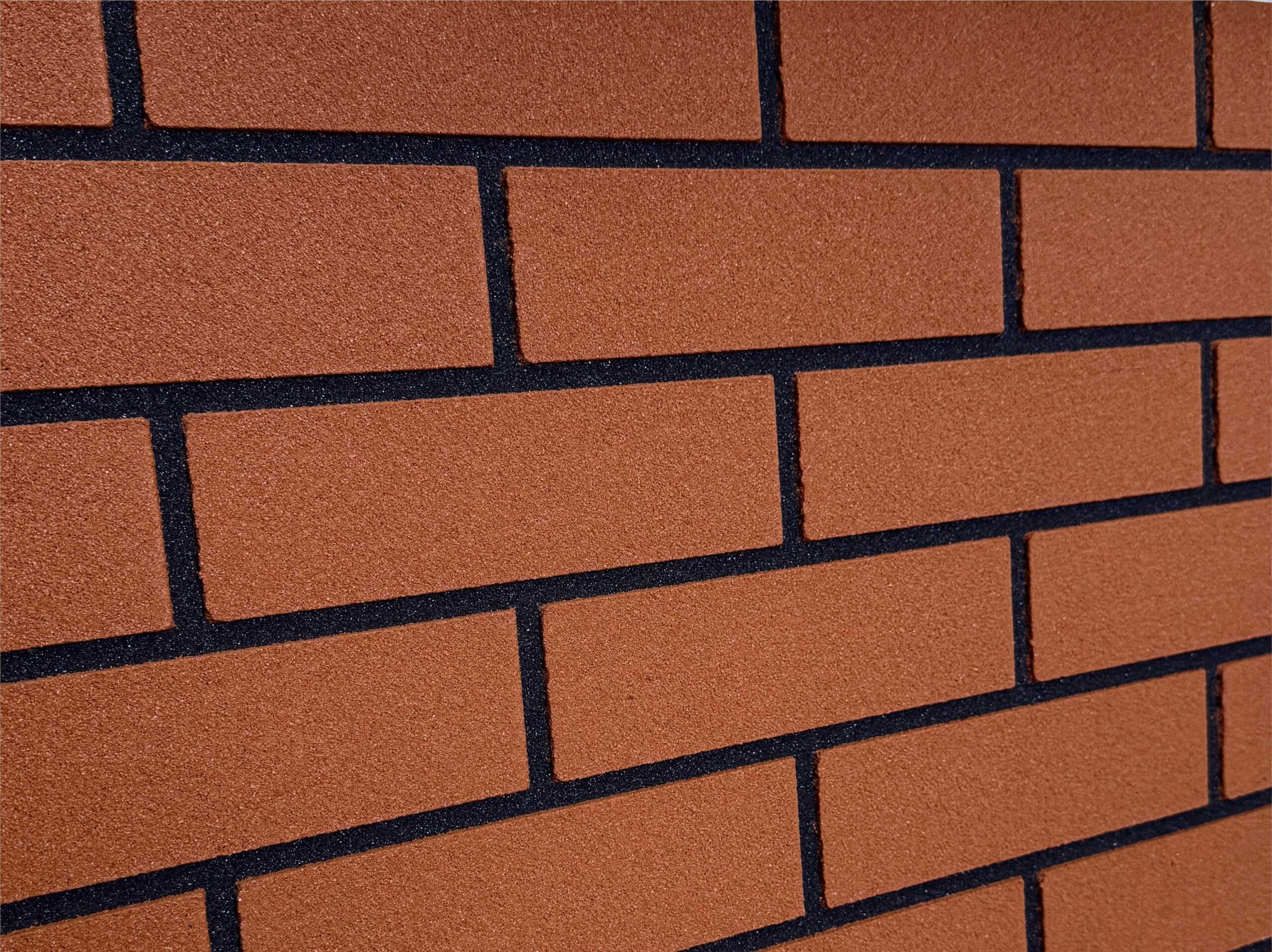 Термопанель с декоративным покрытием из мраморной крошки - Красный кирпич 1 — изображение 3