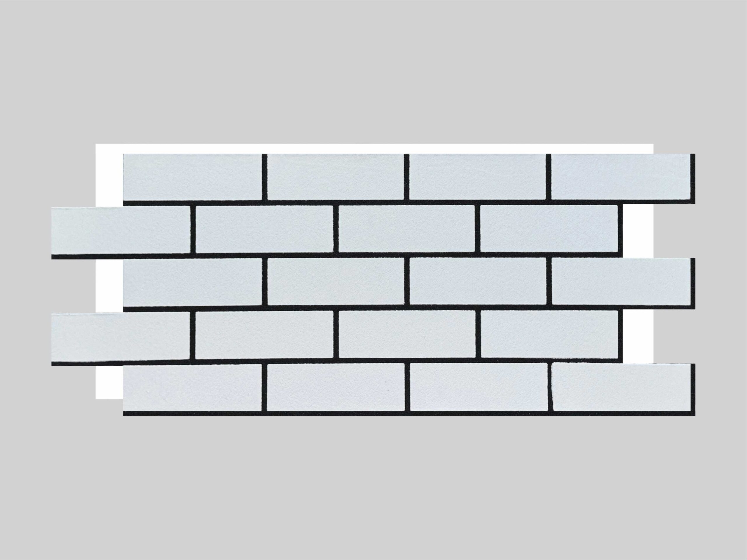 Термопанель с декоративным покрытием из мраморной крошки - Белый