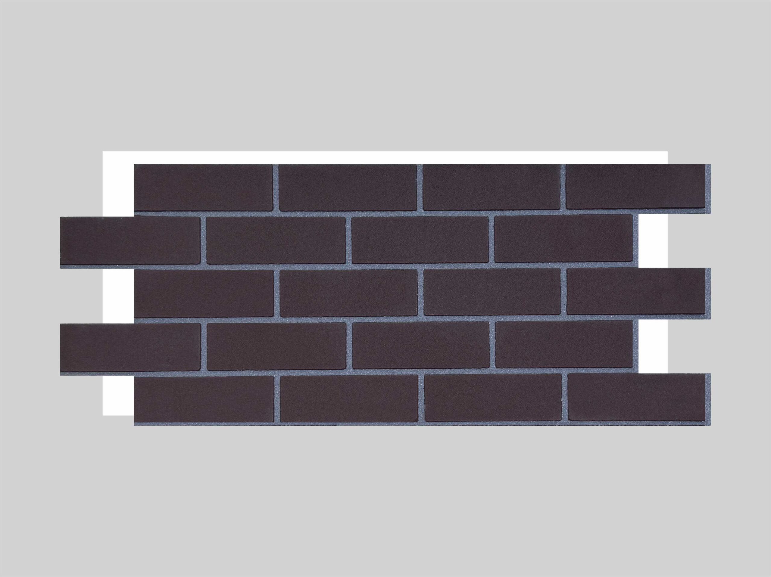 Термопанель с декоративным покрытием из мраморной крошки - Коричневый