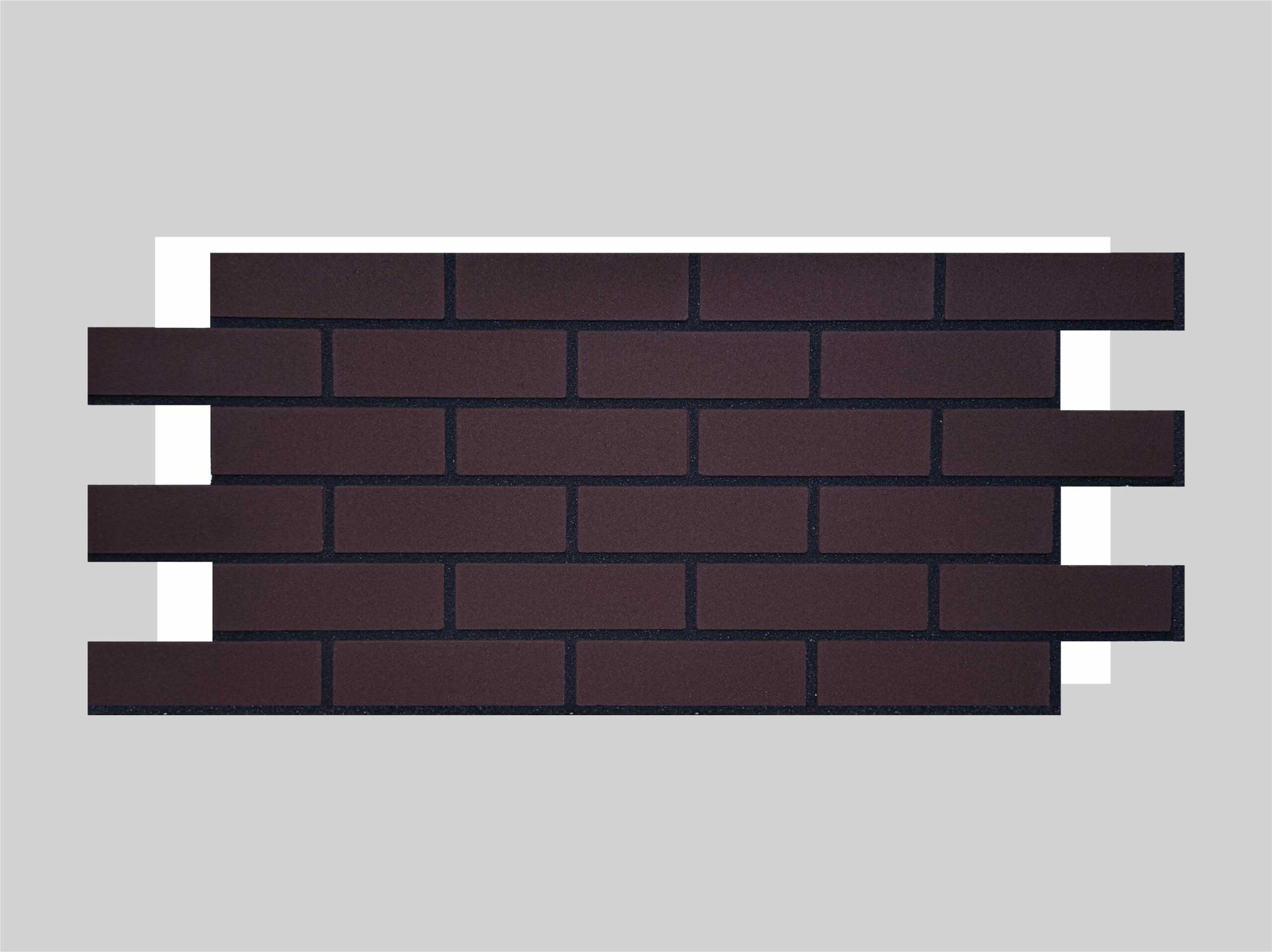 Термопанель с декоративным покрытием из мраморной крошки - Коричневый