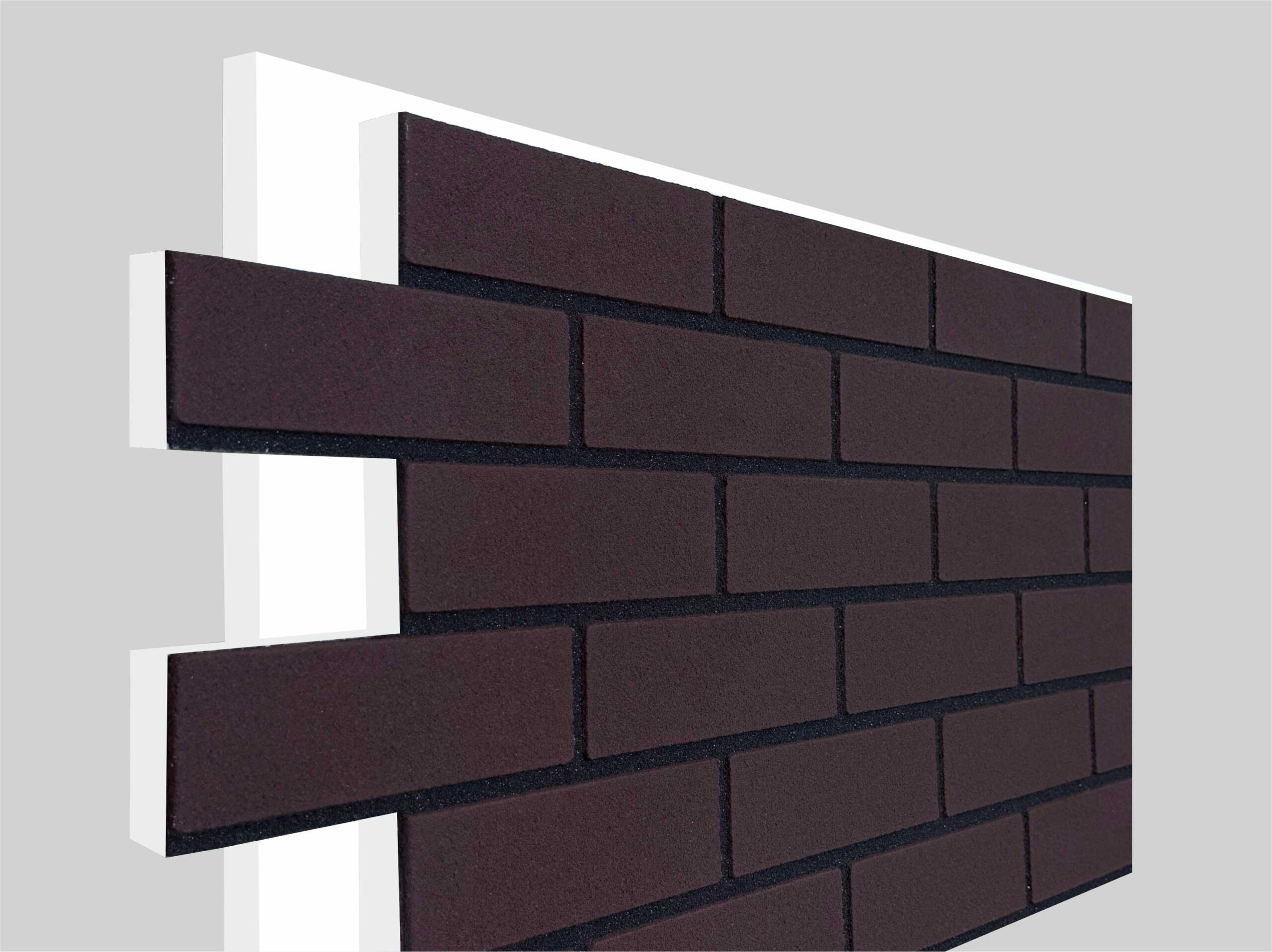 Термопанель с декоративным покрытием из мраморной крошки - Коричневый — изображение 4