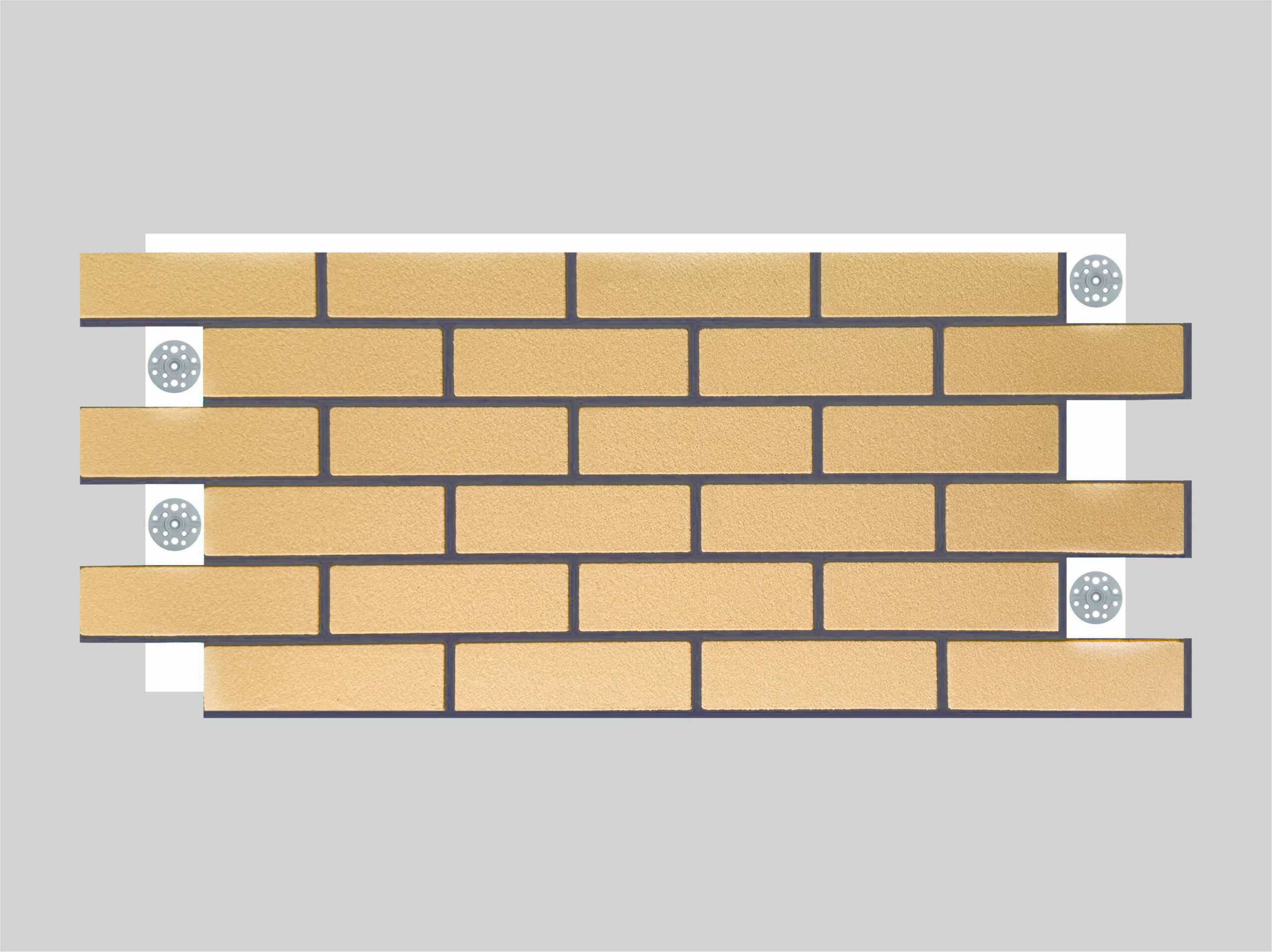 Термопанель с декоративным покрытием из мраморной крошки - Персик 2
