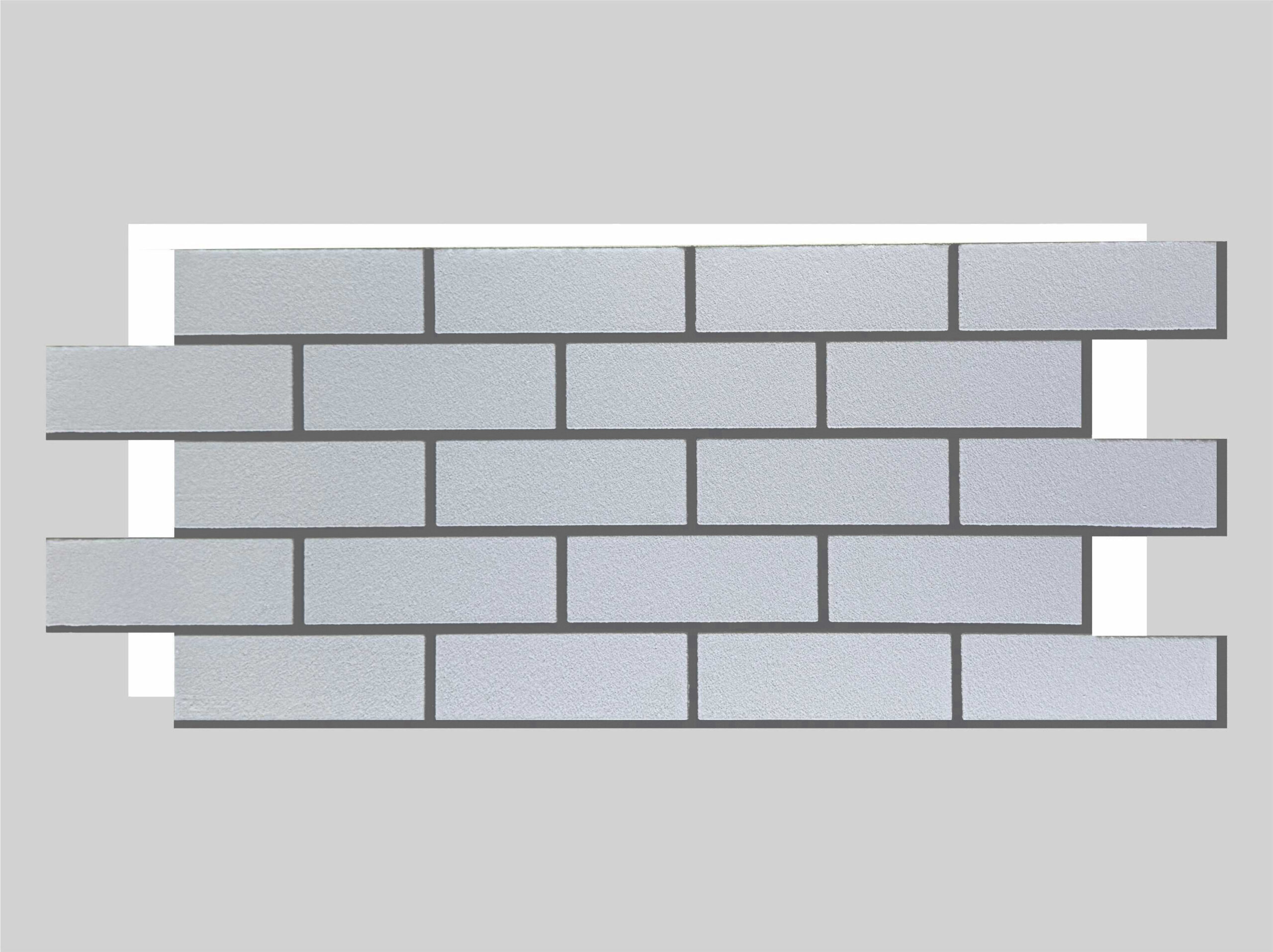 Термопанель с декоративным покрытием из мраморной крошки - Светло серый