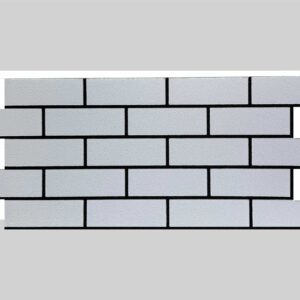 Термопанель с декоративным покрытием из мраморной крошки - Светло серый