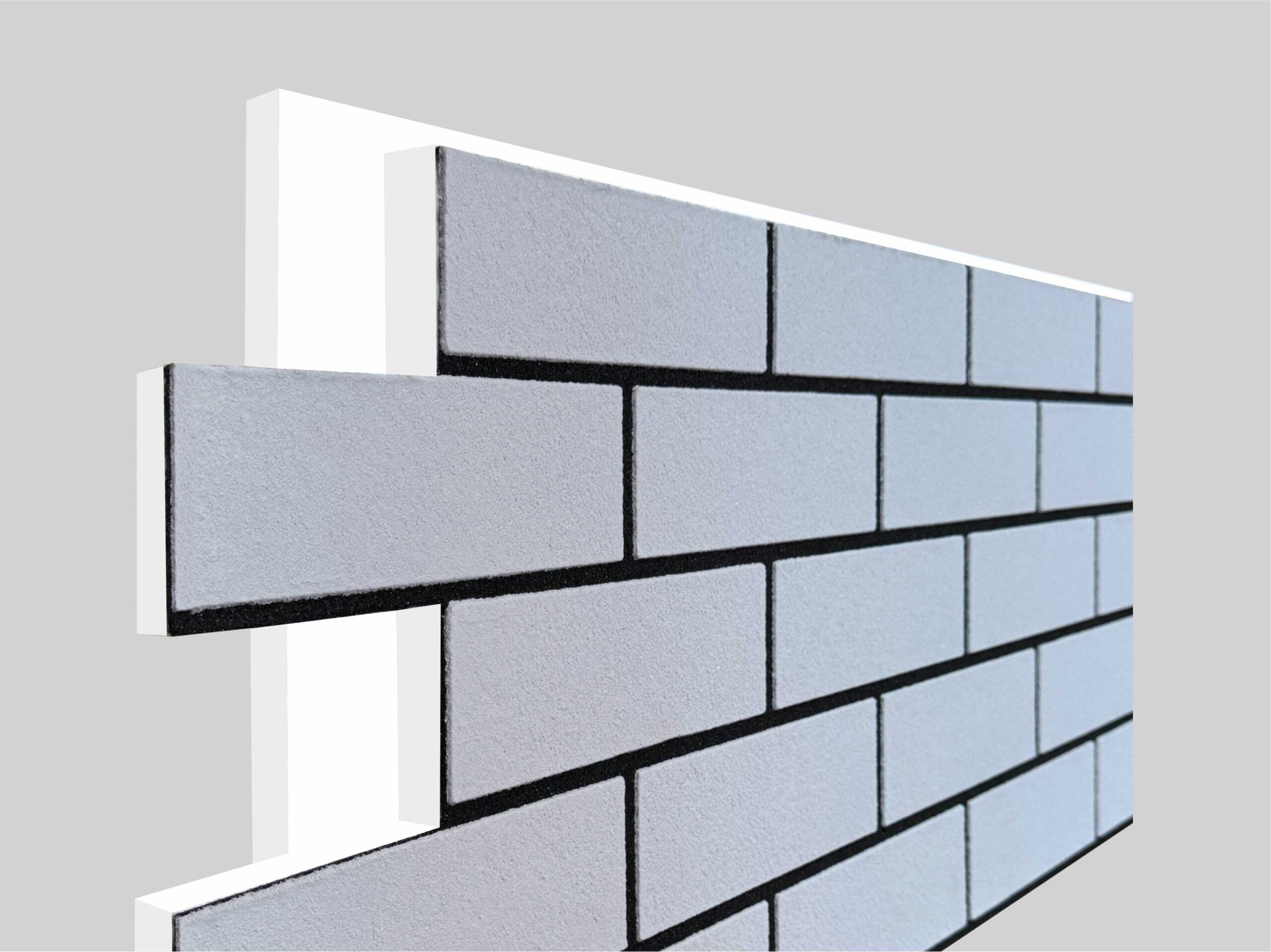 Термопанель с декоративным покрытием из мраморной крошки - Светло серый — изображение 4